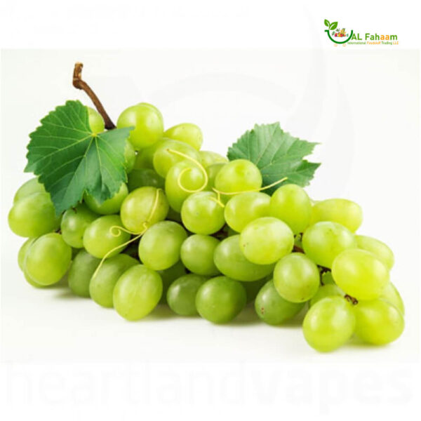 Close-up of juicy white seedless grapes